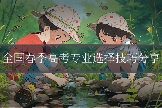 全国春季高考专业选择技巧分享
