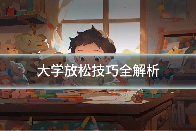大学放松技巧全解析