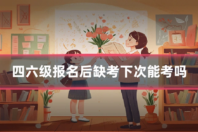 四六级报名后缺考下次能考吗