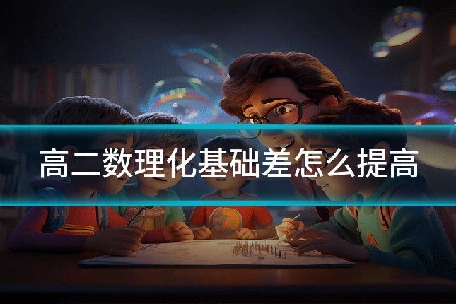 高二数理化基础差怎么提高