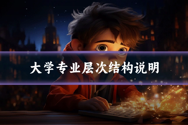 大学专业层次结构说明