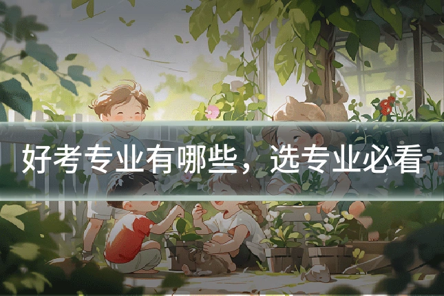 好考专业有哪些,选专业必看