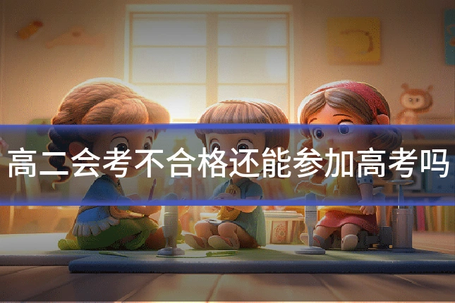 高二会考不合格还能参加高考吗