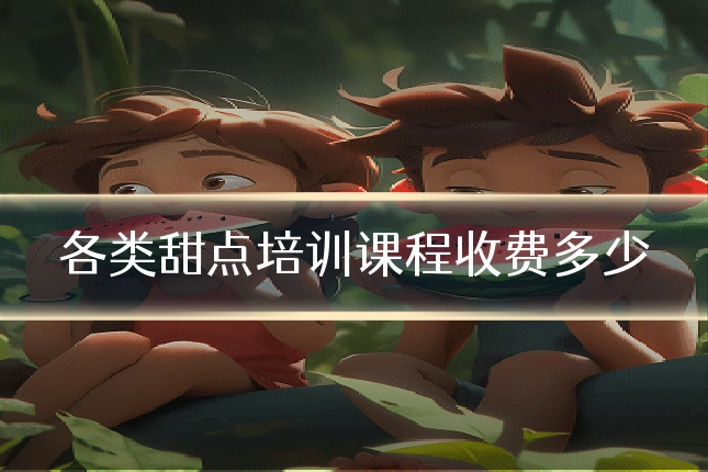 各类甜点培训课程收费多少
