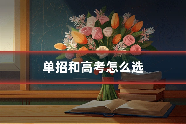 单招和高考怎么选