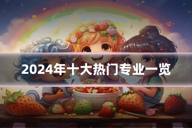2024年十大热门专业一览
