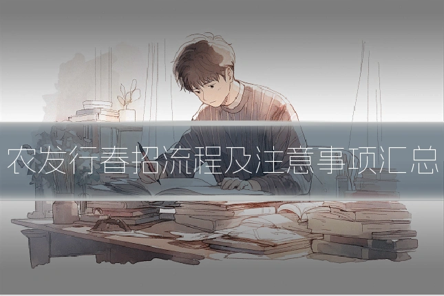 农发行春招流程及注意事项汇总