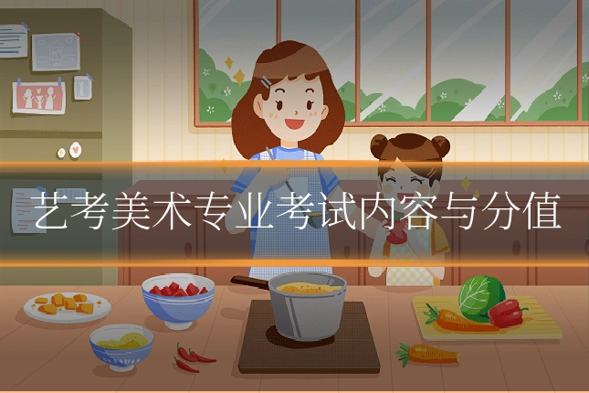 艺考美术专业考试内容与分值