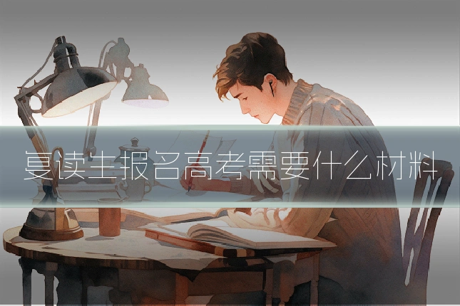 复读生报名高考需要什么材料