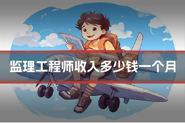 监理工程师收入多少钱一个月