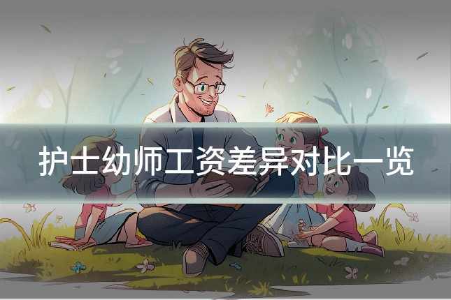 护士幼师工资差异对比一览