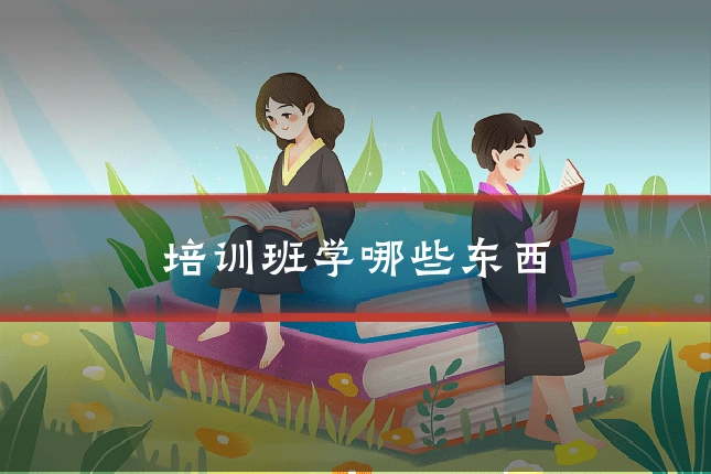 培训班学哪些东西