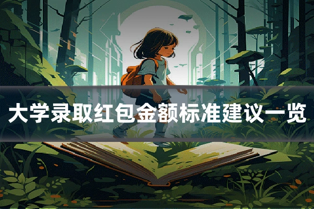 大学录取红包金额标准建议一览