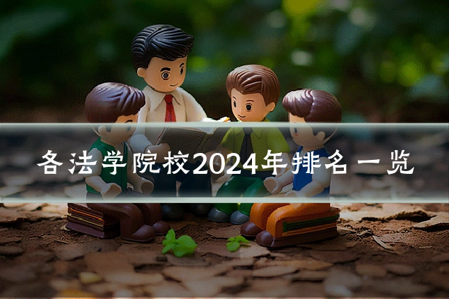 各法学院校2024年排名一览