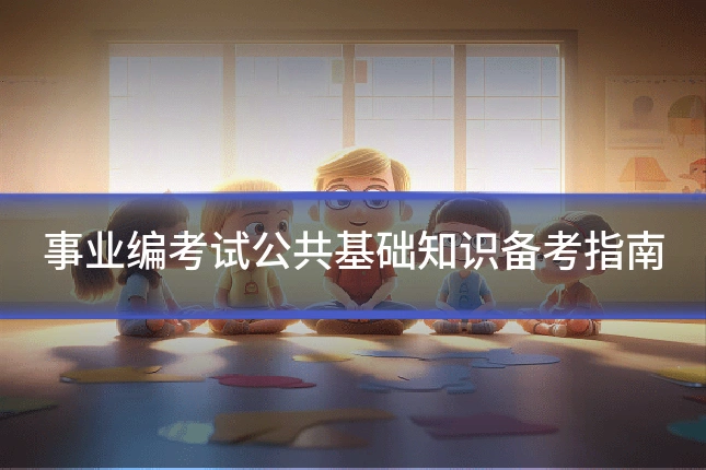 事业编考试公共基础知识备考指南