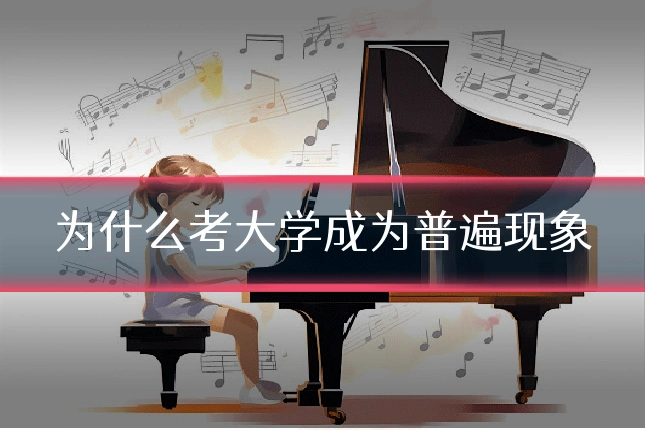 为什么考大学成为普遍现象