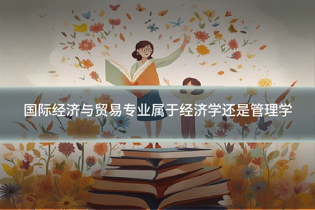 国际经济与贸易专业属于经济学还是管理学