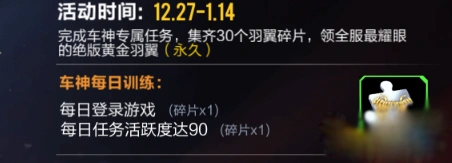 QQ飞车黄金翅膀碎片快速升级技巧