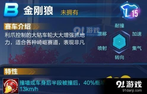 QQ飞车手游金刚狼紫爵实战表现对比