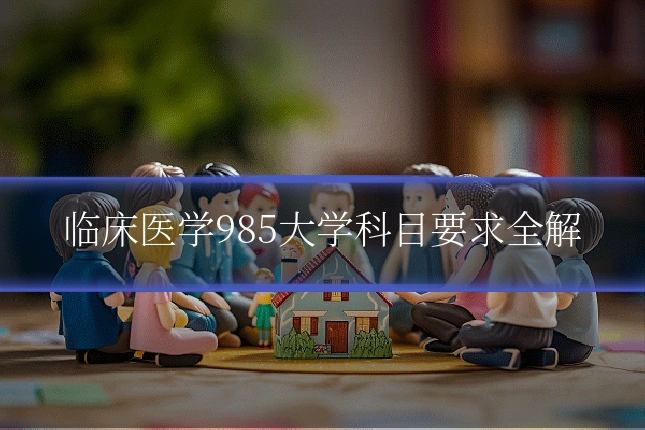 临床医学985大学科目要求全解