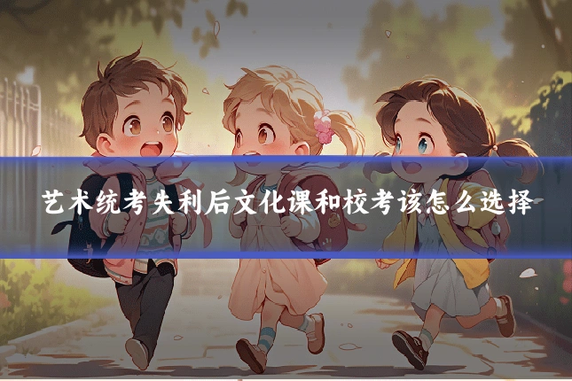 艺术统考失利后文化课和校考该怎么选择
