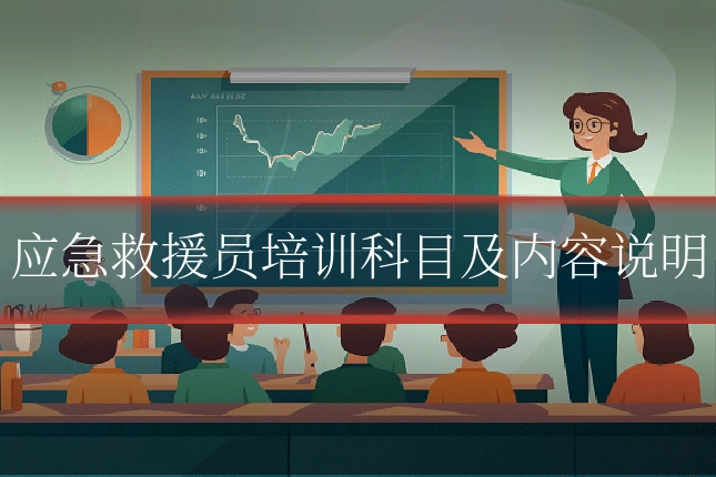 应急救援员培训科目及内容说明