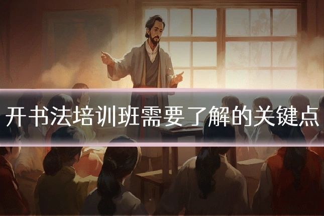开书法培训班需要了解的关键点
