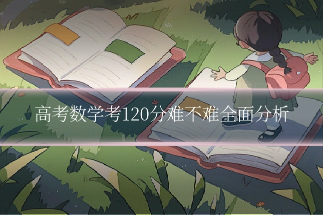 高考数学考120分难不难全面分析