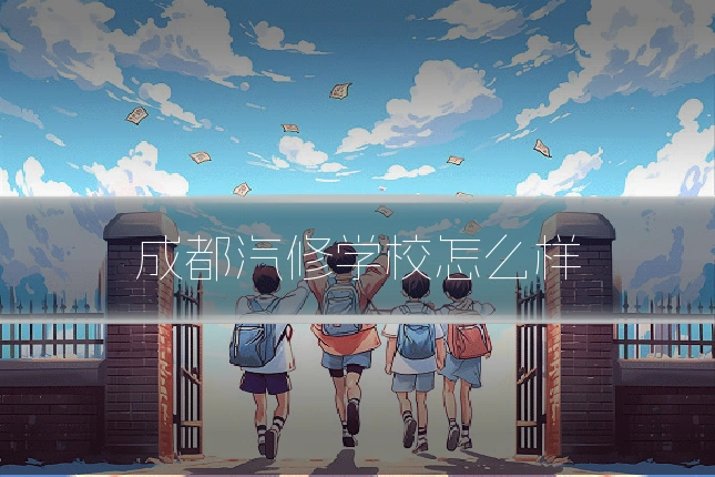 成都汽修学校怎么样