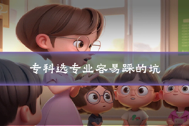 专科选专业容易踩的坑