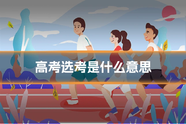 高考选考是什么意思