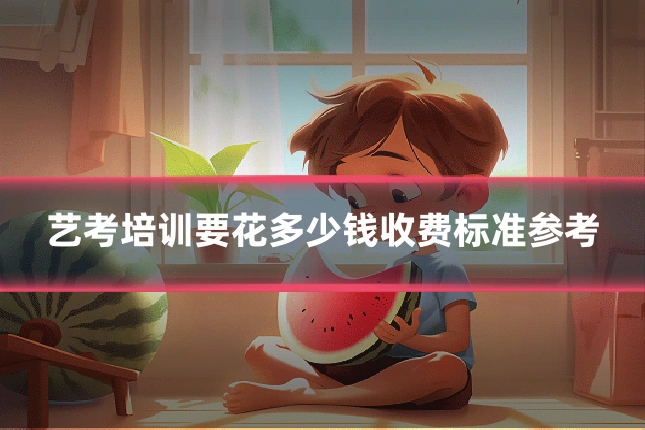 艺考培训要花多少钱收费标准参考