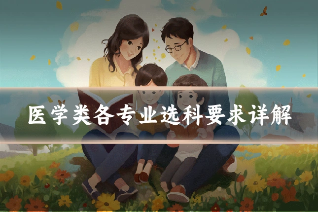 医学类各专业选科要求详解