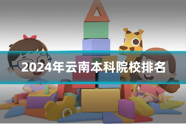 2024年云南本科院校排名