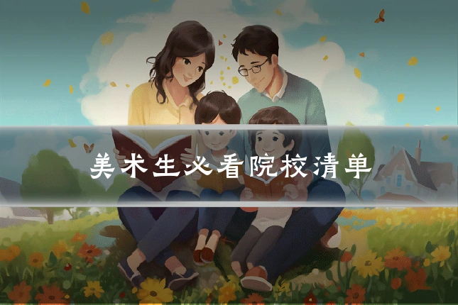 美术生必看院校清单