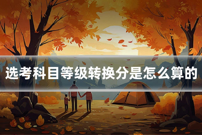 选考科目等级转换分是怎么算的