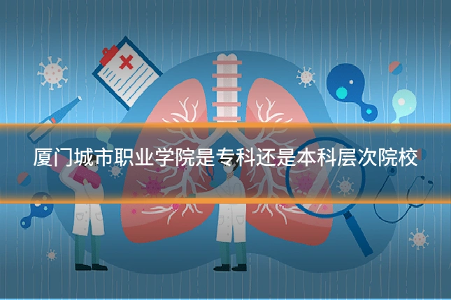 厦门城市职业学院是专科还是本科层次院校