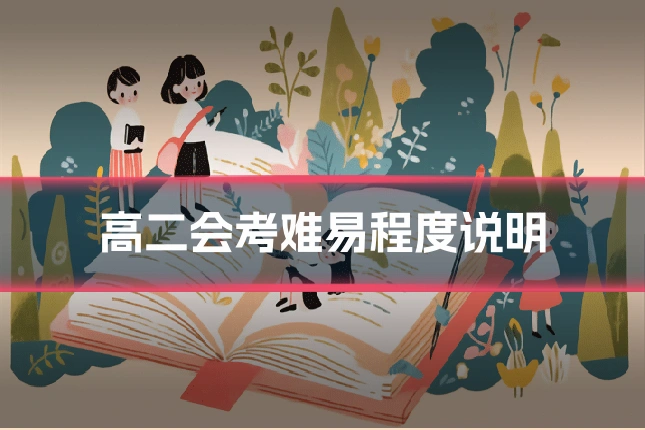 高二会考难易程度说明