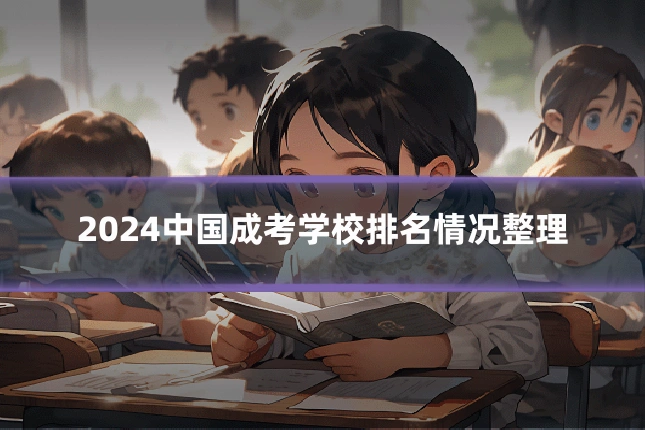 2024中国成考学校排名情况整理