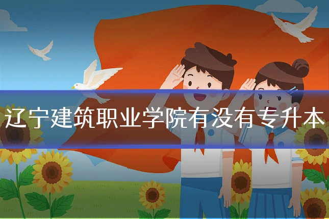 辽宁建筑职业学院有没有专升本