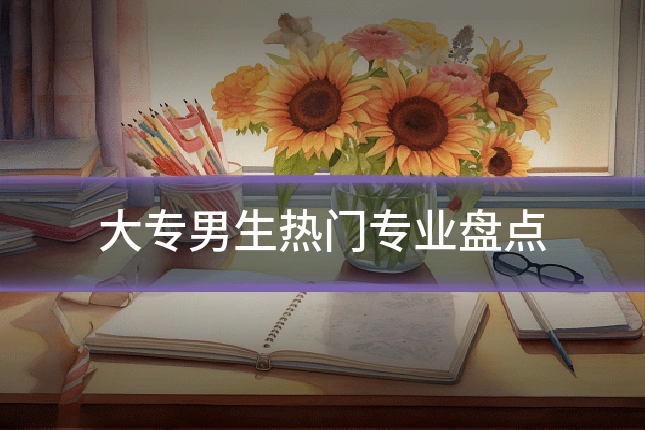大专男生热门专业盘点