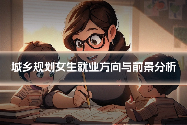 城乡规划女生就业方向与前景分析
