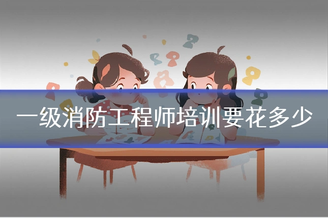 一级消防工程师培训要花多少