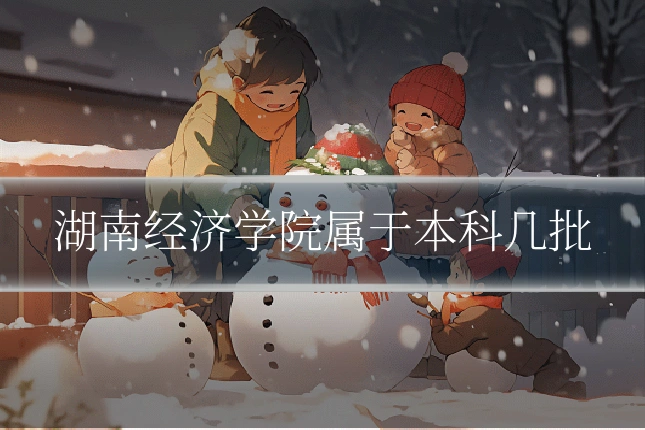 湖南经济学院属于本科几批