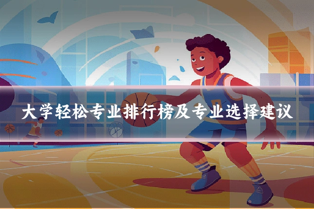 大学轻松专业排行榜及专业选择建议