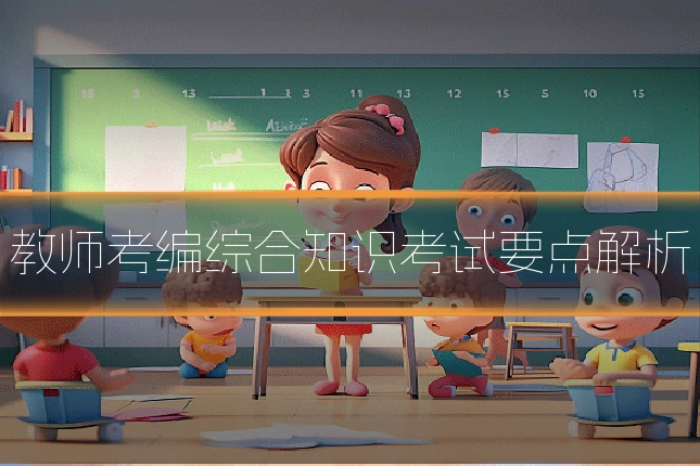 教师考编综合知识考试要点解析
