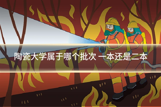 陶瓷大学属于哪个批次 一本还是二本