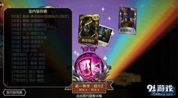 《第五人格》第一赛季精华2奖励攻略 精华2奖励有什么
