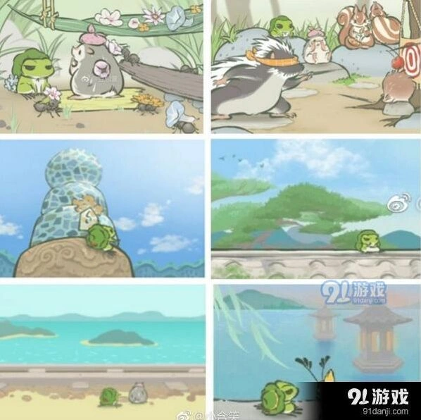 旅行青蛙中国版稀有明信片汇总