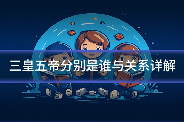 三皇五帝分别是谁与关系详解